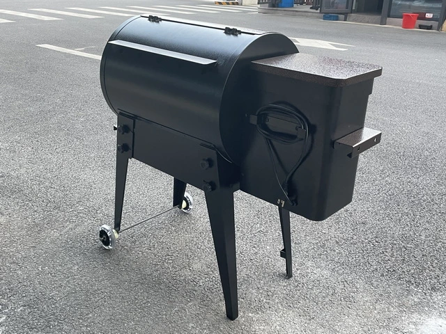 Heavy Duty Outdoor Portable Wood Pellet Smoker BBQ Grill with Auto Temperature Control